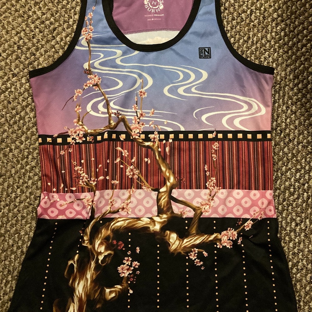 Inknburn Cherry blossom singlet Size M